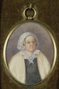 Mary Reibey asszony ovális portréja (wc elefántcsonton)